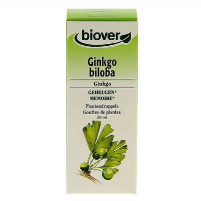 Ginkgo Biloba Bio - Gouttes de plantes - 50 ml