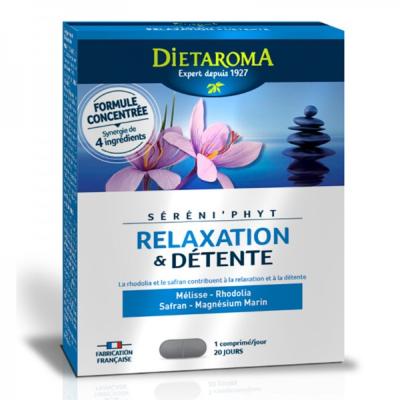 Séréni'phyt - Lutter contre le stress et le surmenage - 20 comprimés - Dietaroma