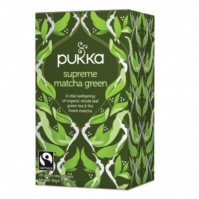Thé Vert Matcha Suprême Bio - 20 sachets - Pukka
