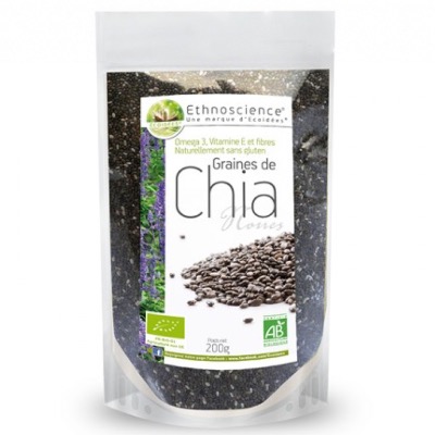 Graine de Chia Bio - 200g - Ecoidees