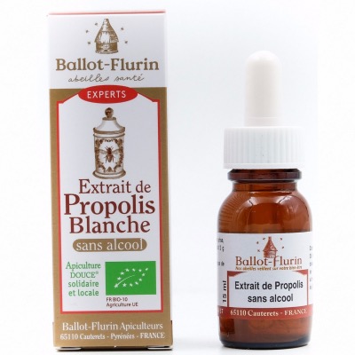 Extrait de Propolis blanche sans alcool - 15 ml - Ballot-Flurin