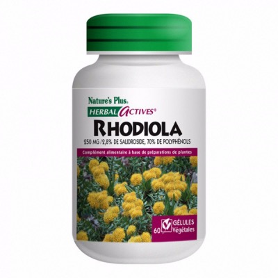 Rhodiola rosea 250mg - 60 gélules - Un super Ginseng - Nature's Plus 