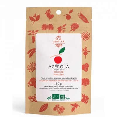 Acérola Crue Bio - 50 g