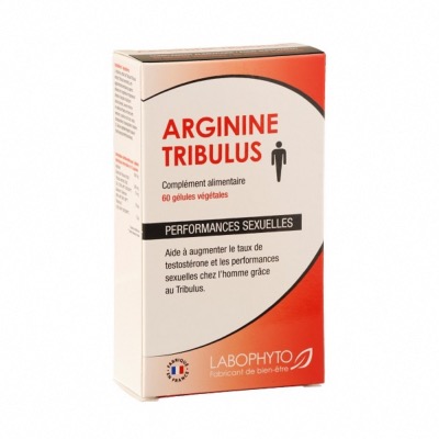 Arginine Tribulus - Performances sexuelles - 60 Gélules - Labophyto 