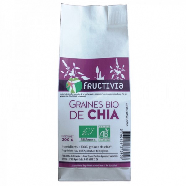 Graines de chia bio - 500 g - boutique Nature et Partage