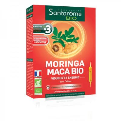 Ampoules de Moringa et de Maca - Santarome - 20X10mL