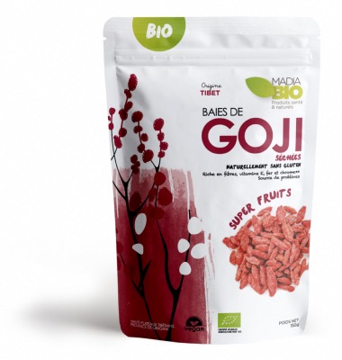 Baies de Goji Bio du Tibert- 150g - Madia Bio 