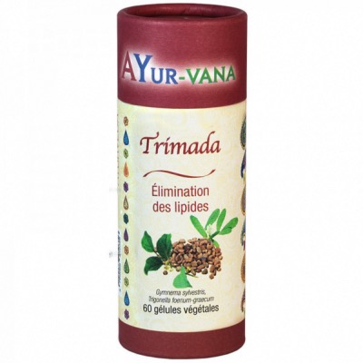 Trimada - Elimination des Lipides - 60 gélules - Ayur-Vana