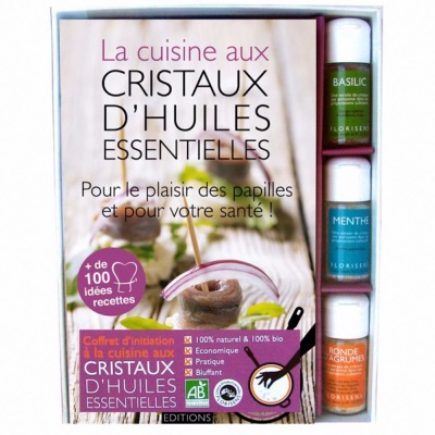 Coffret d'initation à la cuisine aux cristaux d'huiles essentielles - Aromandise 