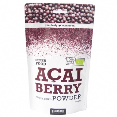 Poudre de Baies d'Acai Bio - 100g - Purasana