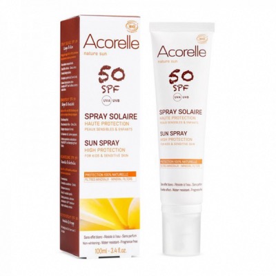 Spray Solaire SPF 50 Bio - 100ml - Acorelle