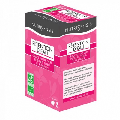 Infusion Rétention d'Eau Bio - 20 sachets - Nutrisensis