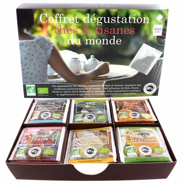 Coffret dégustation infusions gourmandes - Aromandise