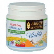 Vitalité (11 vitamines 9 minéraux) - 120 comprimés - Abbaye de Sept-Fons