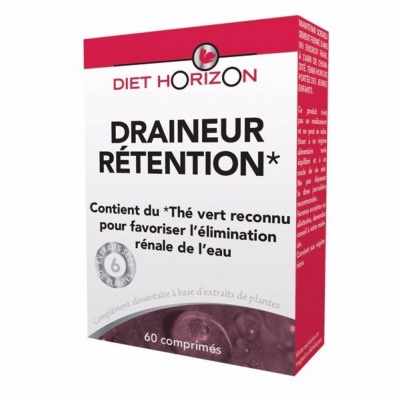 Draineur Retention -  60 Comprimes - Diet Horizon 